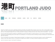 Tablet Screenshot of portlandjudo.com